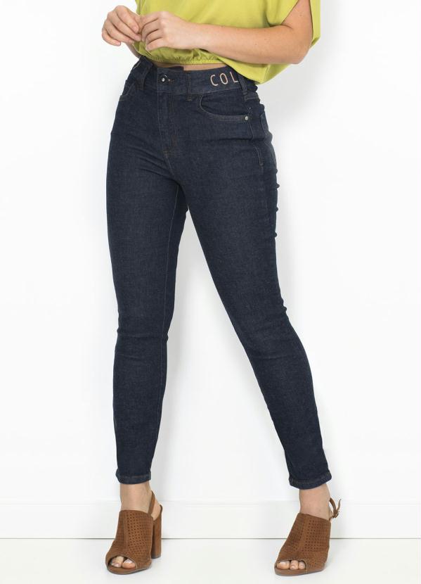 Colcci - Calça Jeans Cintura Alta Azul