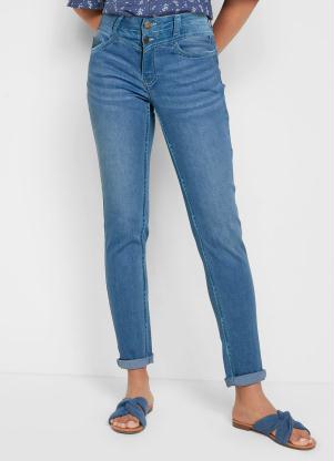 bonprix - Calça Jeans Claro em Jeans - BONPRIX