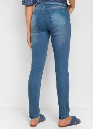 bonprix - Calça Jeans Claro em Jeans - BONPRIX