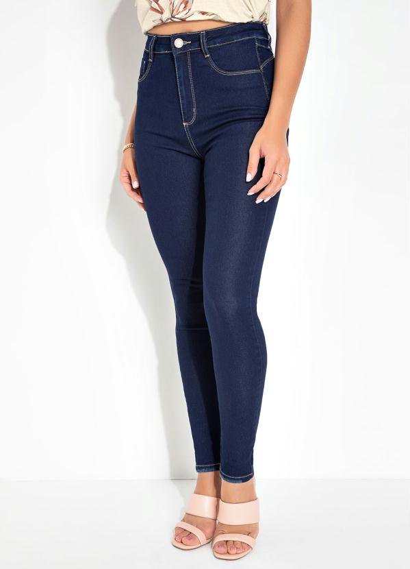 Calça em Jeans Azul Escuro - Sawary Jeans