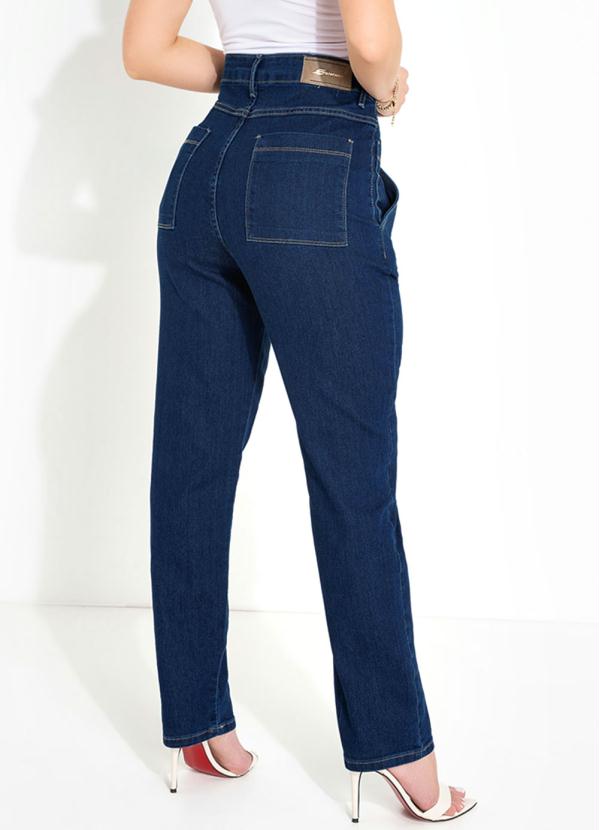 Sawary Jeans - Calça Jeans Mom Jeans com Bolsos Sawary 2