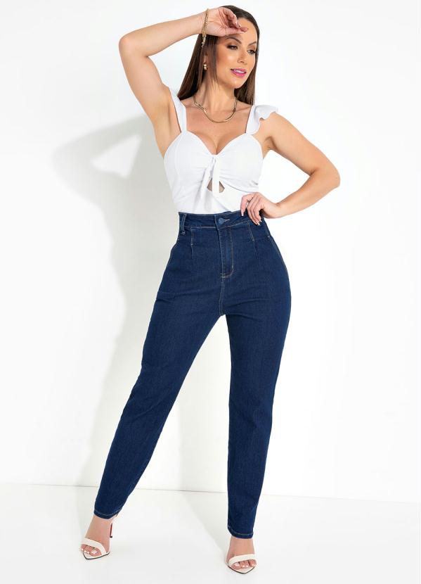 Sawary Jeans - Calça Jeans Mom Jeans com Bolsos Sawary 3