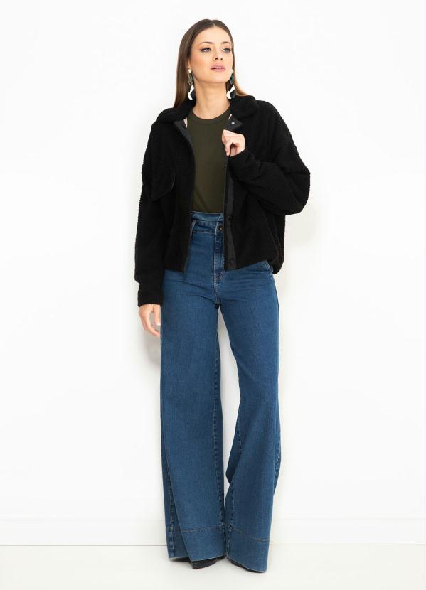 Colcci - Calça Jeans Pantalona Azul 6