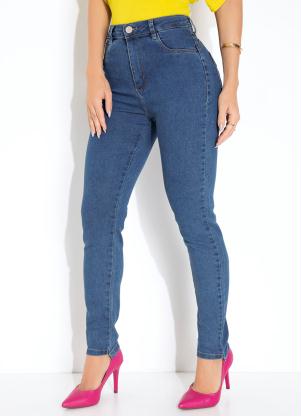 Sawary Jeans Calça Jeans Push Up Cigarrete com Rasgos Sawary 