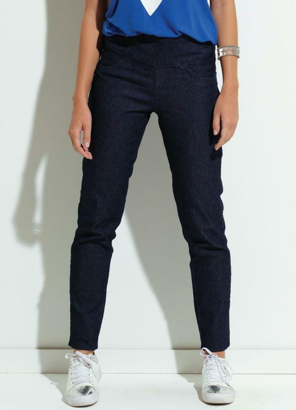 Outlet - Calça Jeans Quintess Justa com Cós