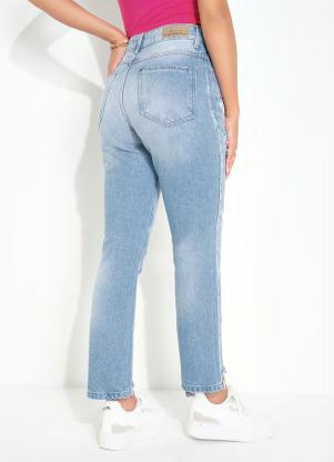 Sawary Jeans - Calça Jeans Reta Destroyed Sawary - SAWARY JEANS