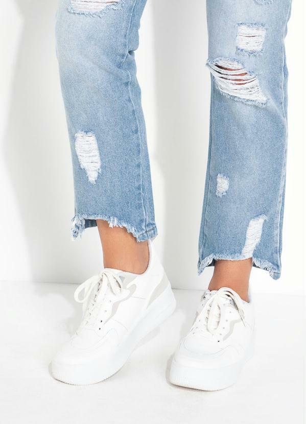 Sawary Jeans - Calça Jeans Reta Destroyed Sawary 3