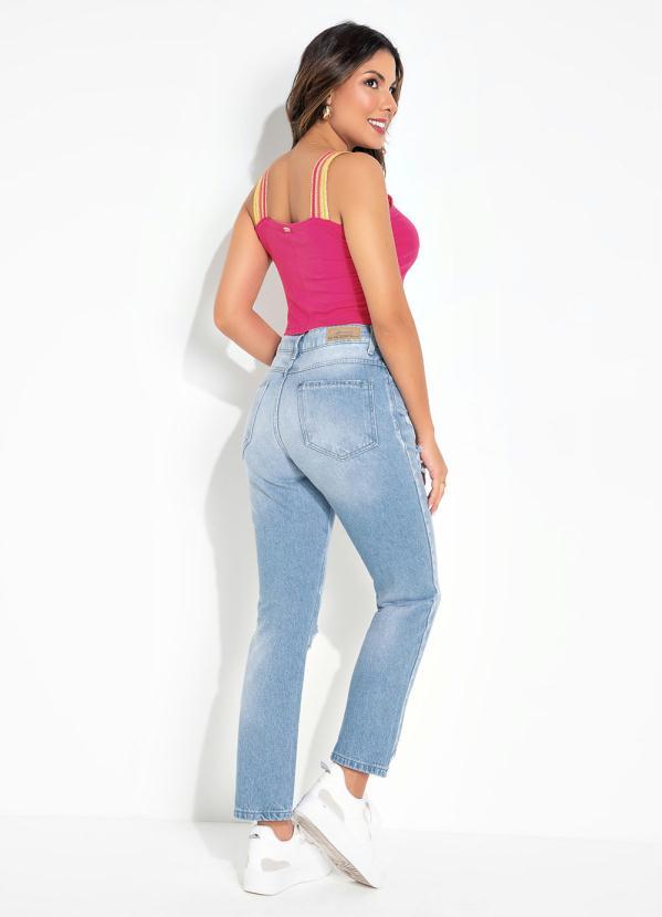 Sawary Jeans - Calça Jeans Reta Destroyed Sawary 5