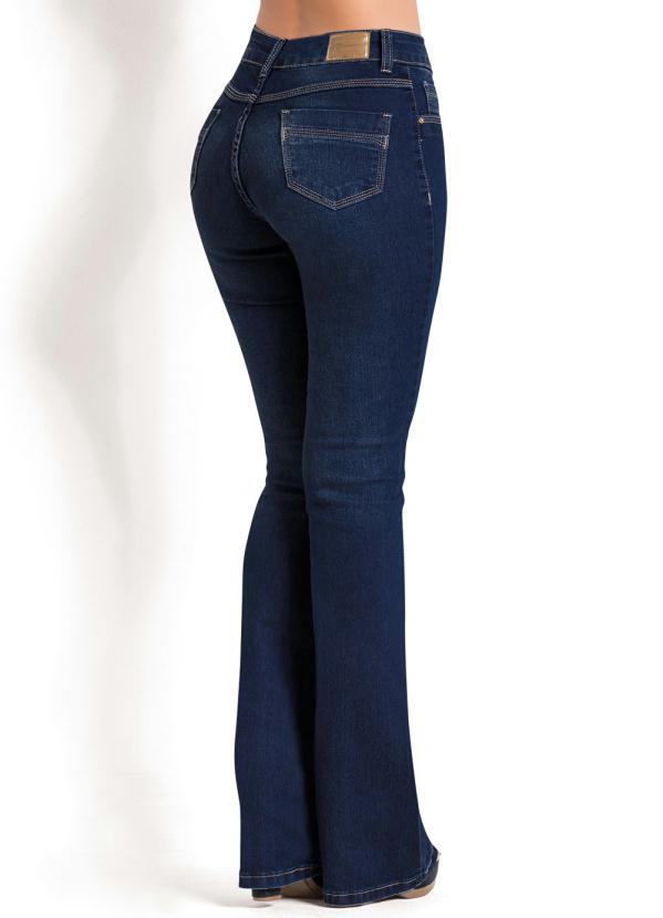 Jeans straight-fit com pormenores rotos decorativos - Menina