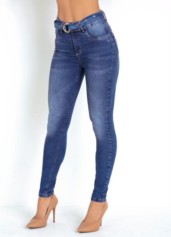 calça jeans sawary cintura alta