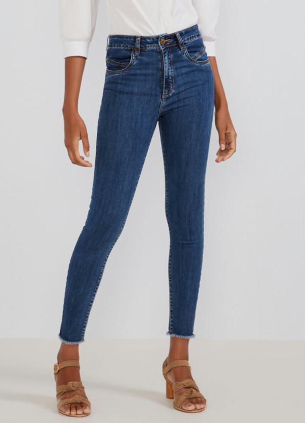 Maria Filó - Calça Jeans Skinny Básica Azul