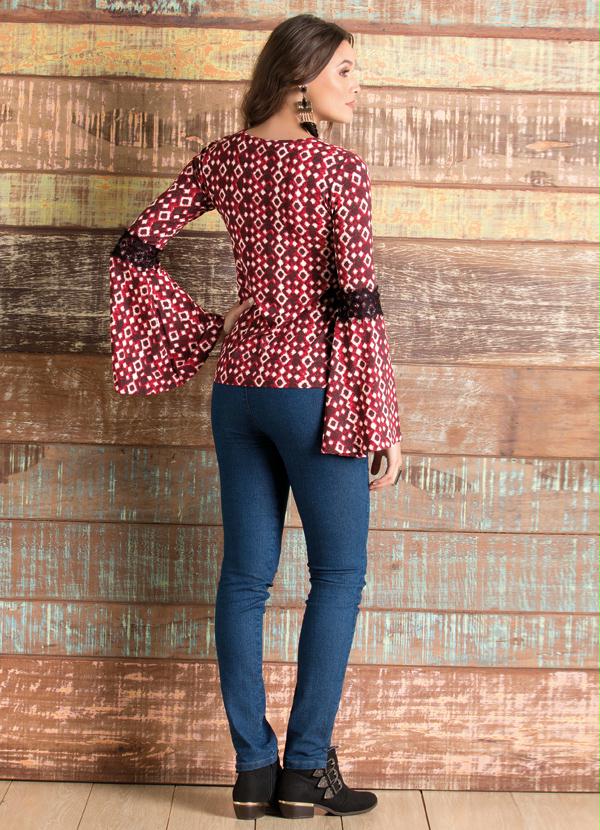 Quintess - Calça Jeans Skinny Cintura Alta 4