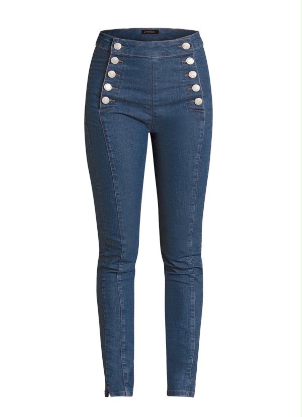 Quintess - Calça Jeans Skinny Cintura Alta 7