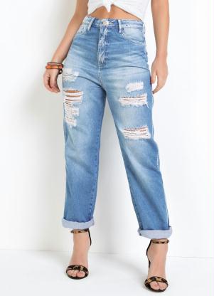 calças jeans feminina rasgadinha