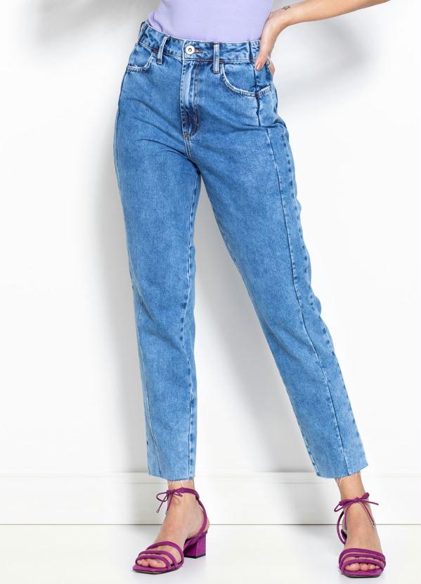 Colcci - Calça Mom Jeans Azul