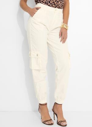 Sawary Jeans - Calça Off White em Jeans - SAWARY JEANS