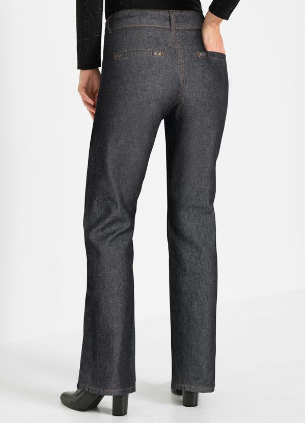 bonprix - Calça Preto em Jeans de Algodão 2