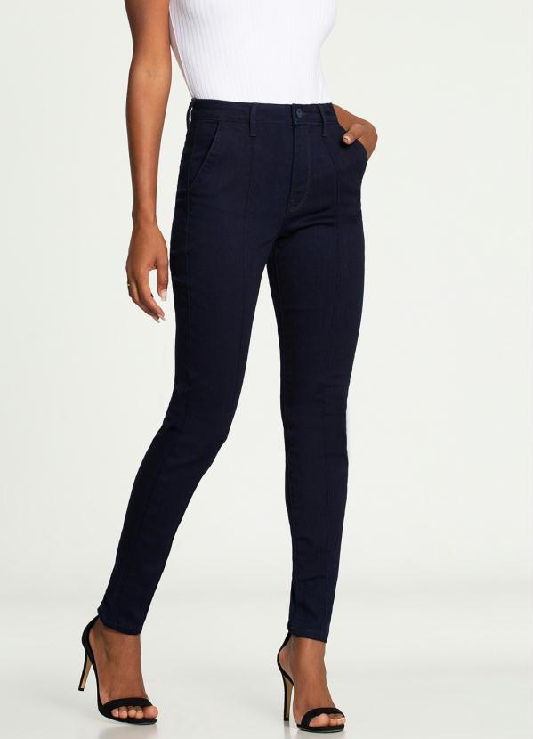 Lunender - Calça Skinny Azul