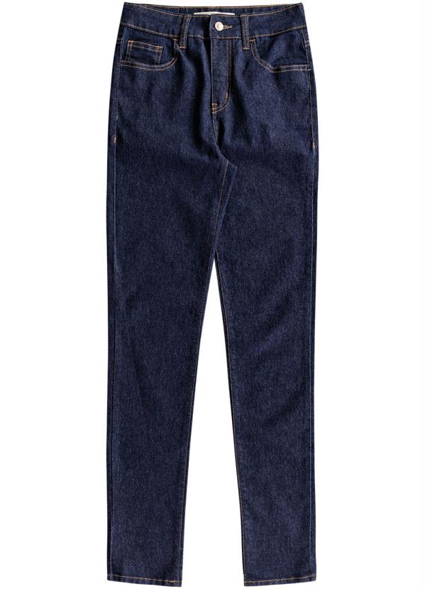 Angel - Calça Skinny Jeans Básica Azul 5