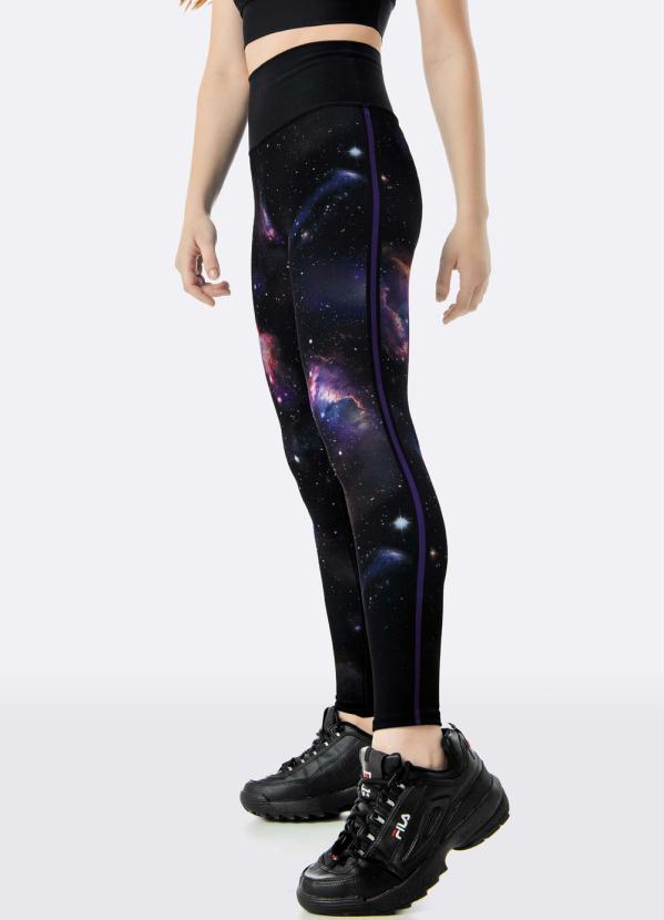 Enfim - Calça Preta Legging Nasa® Dupla Face