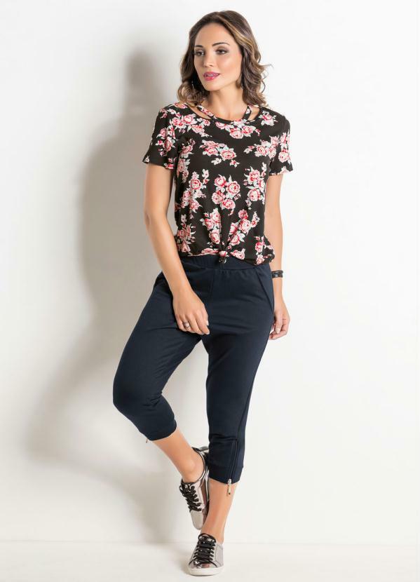 Miss Masy - Calça com Zíper na Barra Preta Miss Masy 3