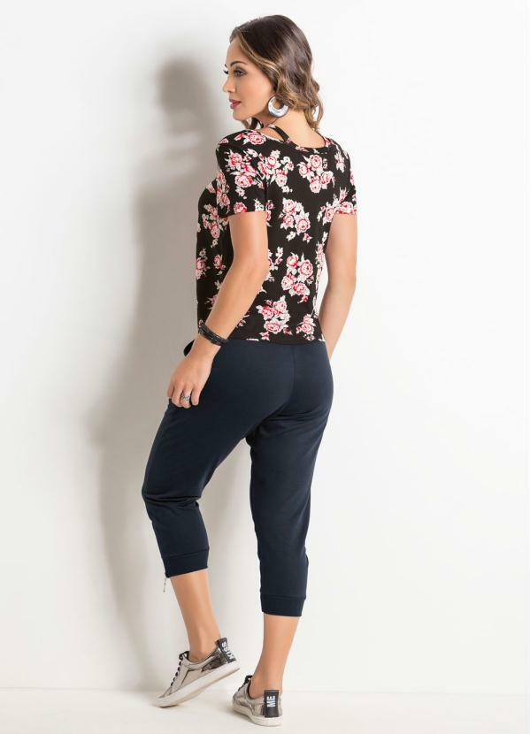 Miss Masy - Calça com Zíper na Barra Preta Miss Masy 4