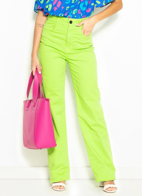 Colcci - Calça de Sarja Juliette Stretch Verde