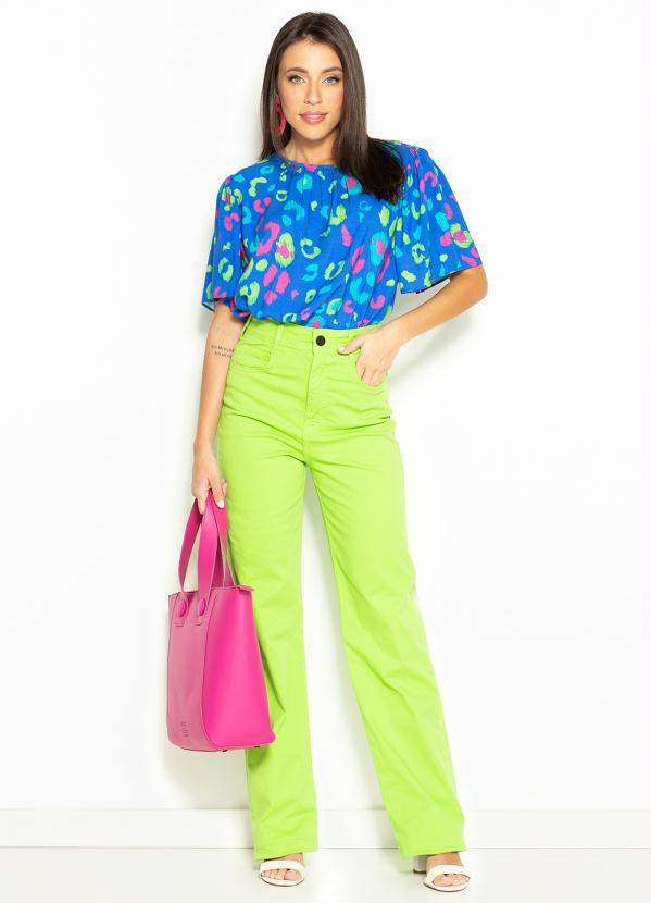 Colcci - Calça de Sarja Juliette Stretch Verde 3