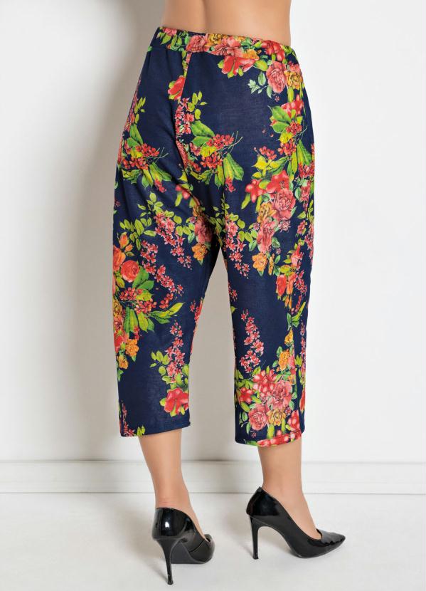 Outlet - Calça Pantacourt Floral 6