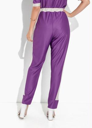 Rosalie - Calça Bicolor com Recortes - ROSALIE