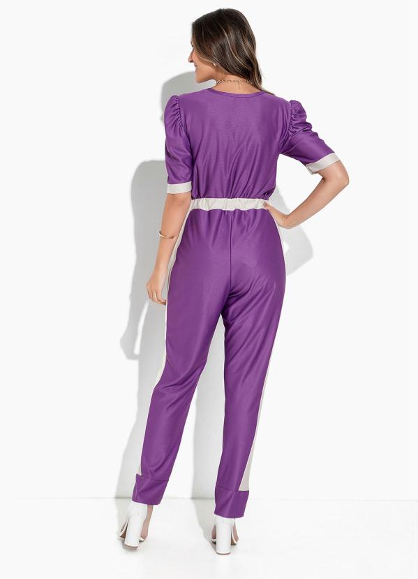 Rosalie - Calça Bicolor com Recortes 4