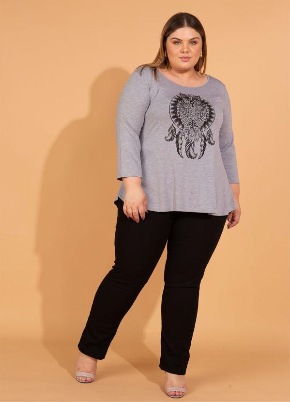 bonprix - Calça Jeans Reta Preta 10