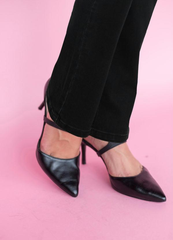 bonprix - Calça Jeans Reta Preta 3