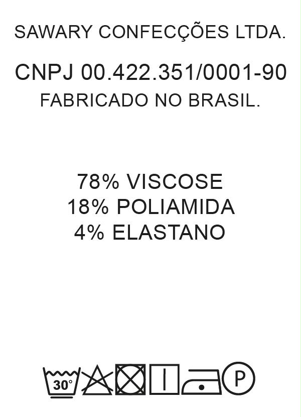 Sawary Jeans - Calça Cropped Preta com Barra Dobrada Sawary 9