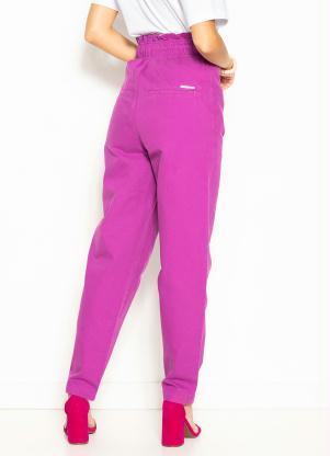 Colcci - Calça de Sarja Joana Roxo - COLCCI