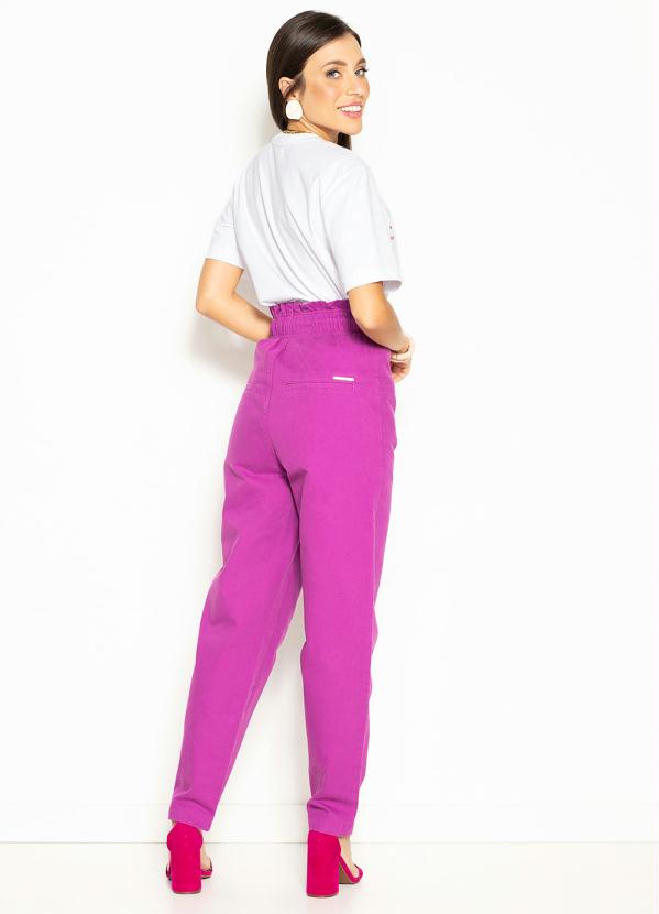 Colcci - Calça de Sarja Joana Roxo 4