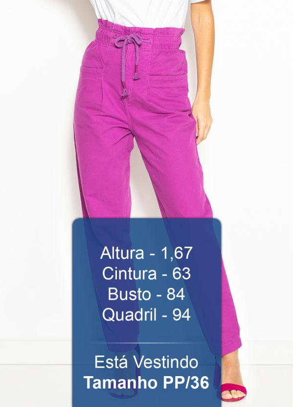 Colcci - Calça de Sarja Joana Roxo 5