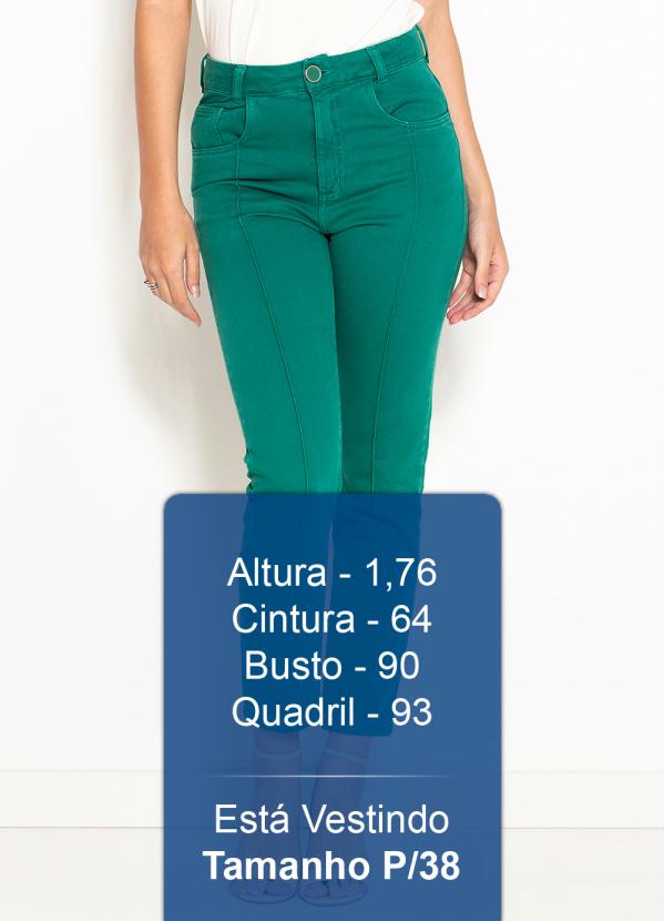 Maria Filó - Calça de Sarja Vinco Color Verde 5