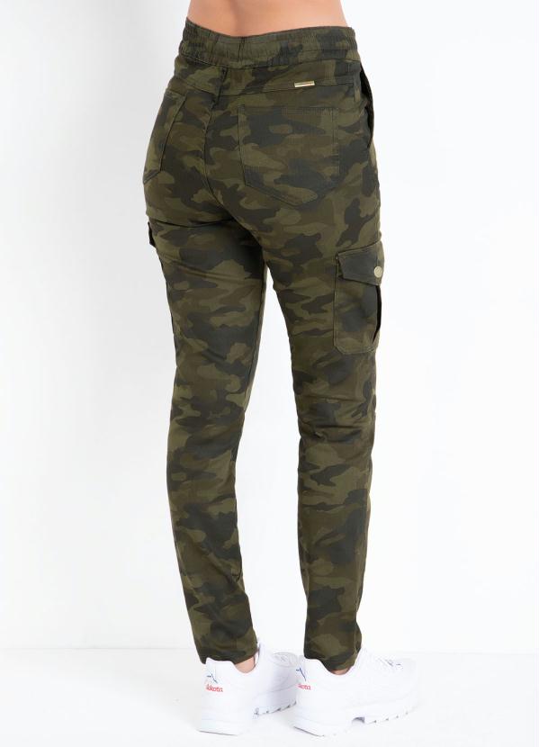 calça camuflada feminina sawary