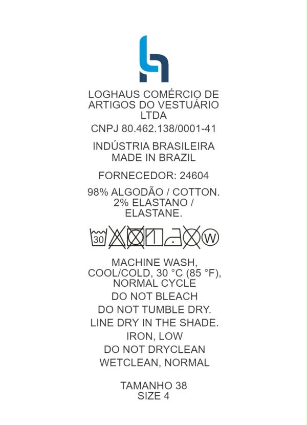 Quintess - Calça Laranja Cigarrete com Bolsos 6