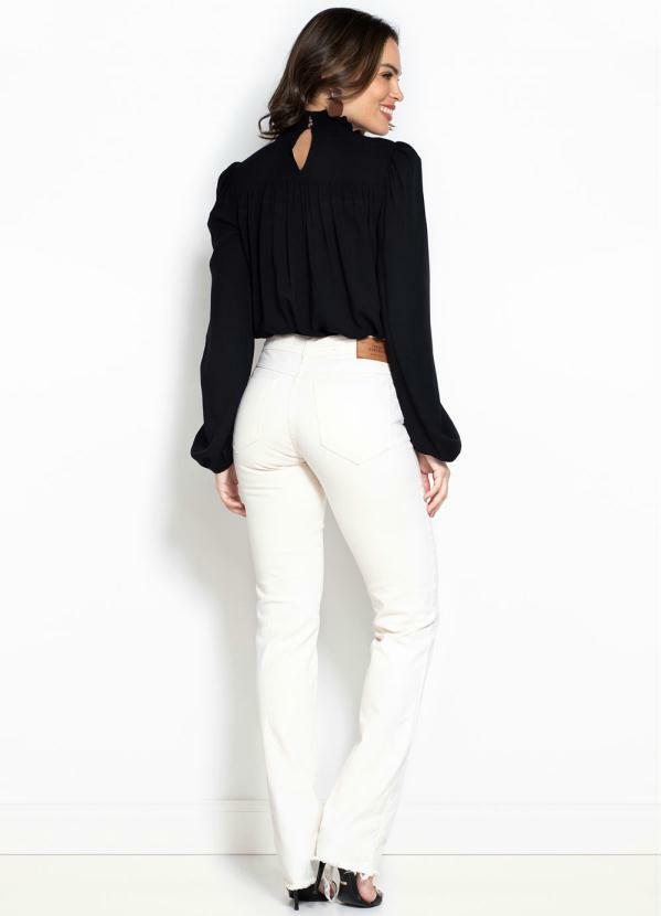 Forum - Calça Sarja Cigarrete Bege 4