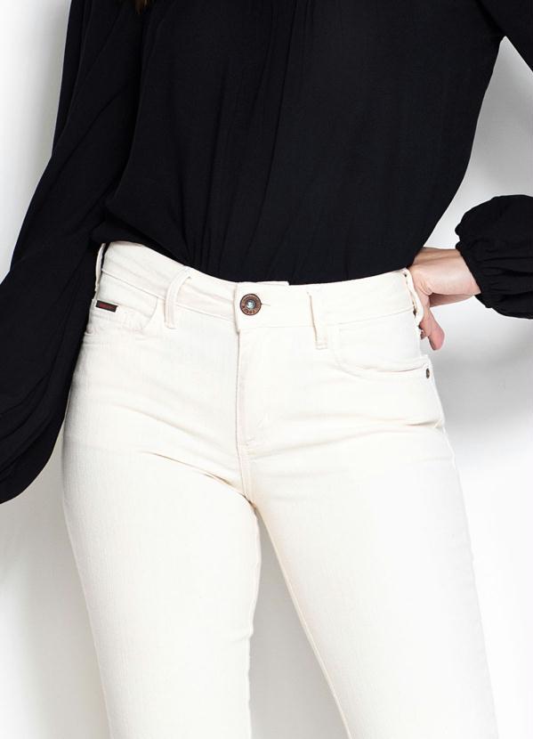 Forum - Calça Sarja Cigarrete Bege 6