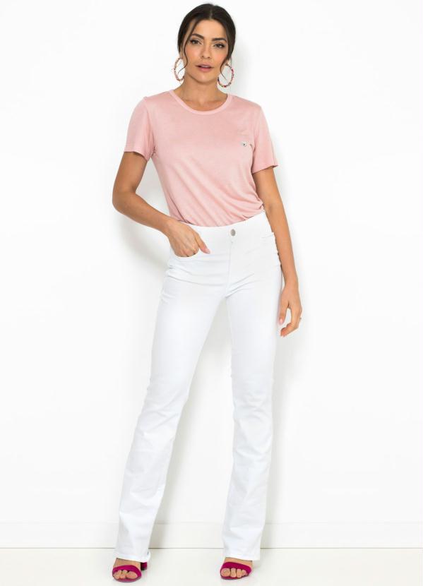 Colcci - Calça Sarja Reta Branca 3