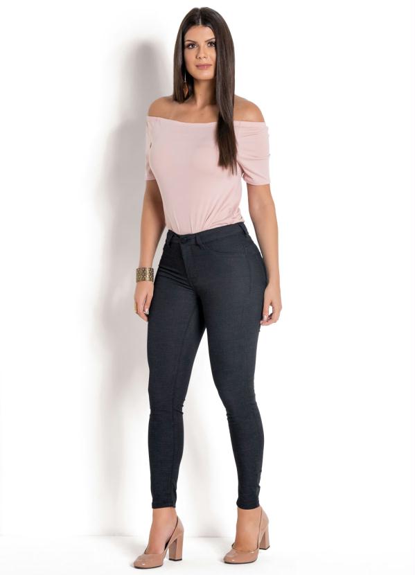 Sawary Jeans - Calça Sawary Cigarrete Efeito Mescla 4