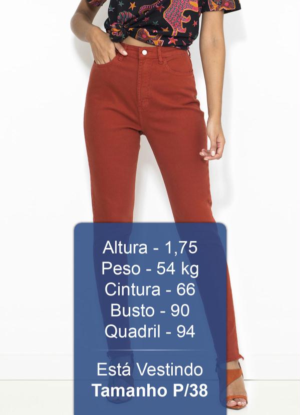 Farm - Calça Skinny Color Laranja 5