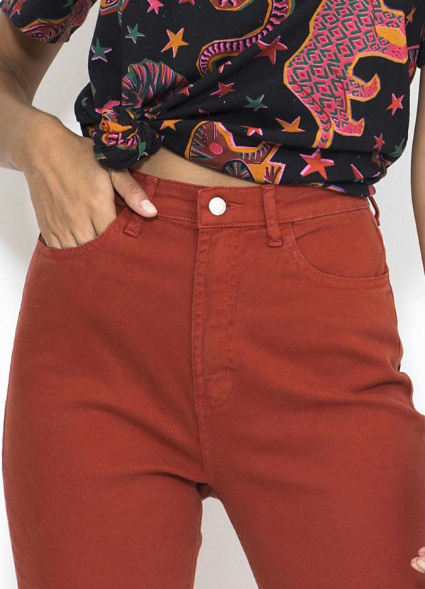 Farm - Calça Skinny Color Laranja 8