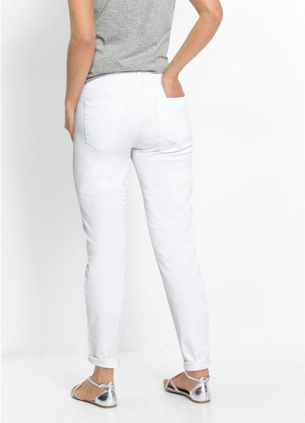 bonprix - Calça Jeans Destroyed Branca 2
