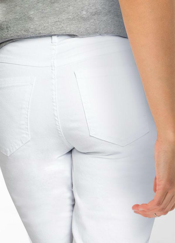 bonprix - Calça Jeans Destroyed Branca 4