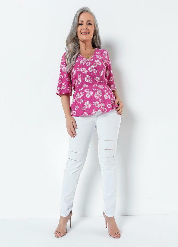 bonprix - Calça Jeans Destroyed Branca 5