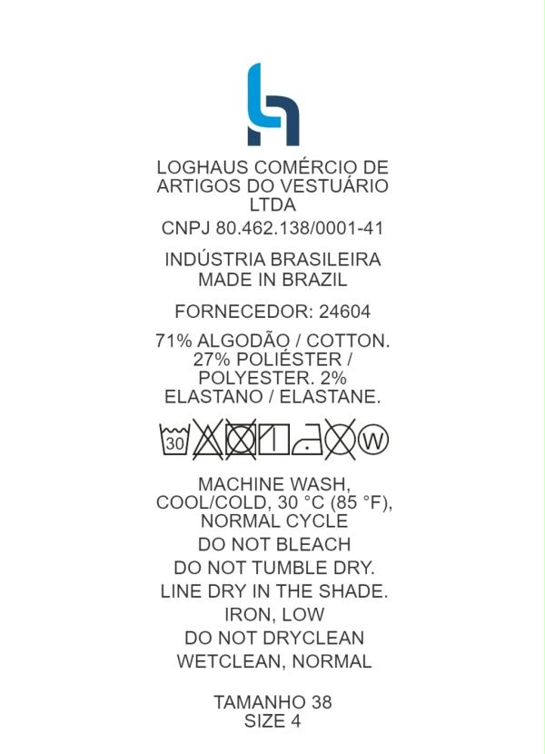 Quintess - Calça Preta Skinny em Sarja Resinada 8